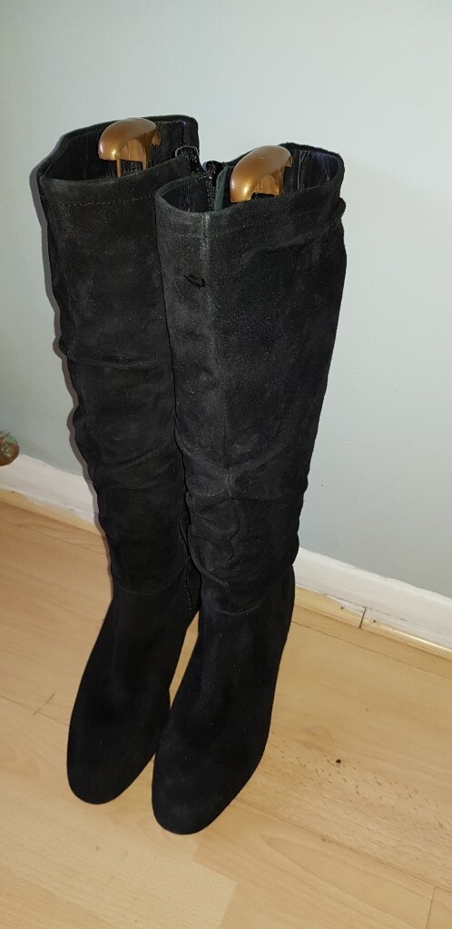 dune black knee boots